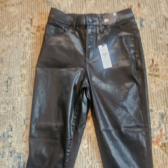 NWT Express Faux Leather Pants Sz 0 With 28" Inseam - Picture 4 of 7